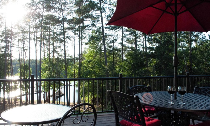 Appling House | Lake House with Swim Spa Oasis