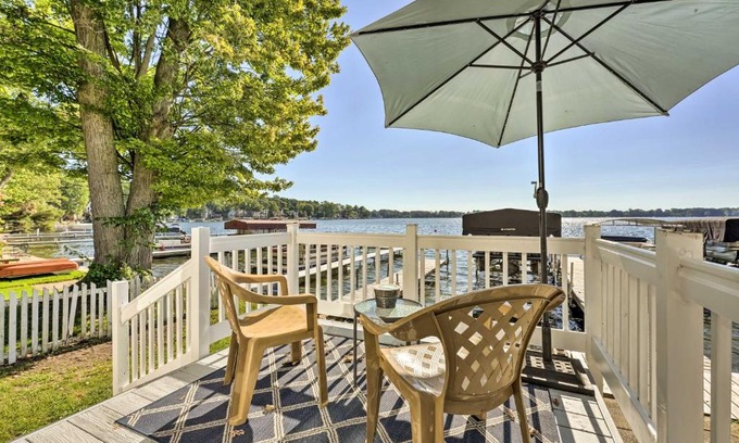 Angola House | Lakefront Angola Retreat with Swimming Area!