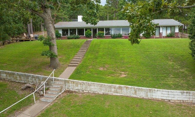 Dennis House | Lakefront! Beautiful Views! Sleeps 24 people! 7 Bdrm, 3 bath - Incredible Charm!