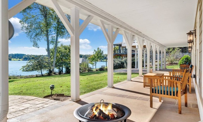 Moneta House | Lakefront Home with Private Dock