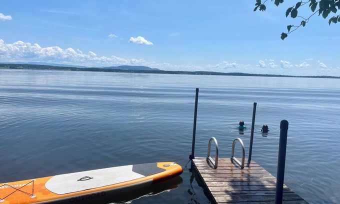 Westport House | Lakefront retreat with dock and sauna
