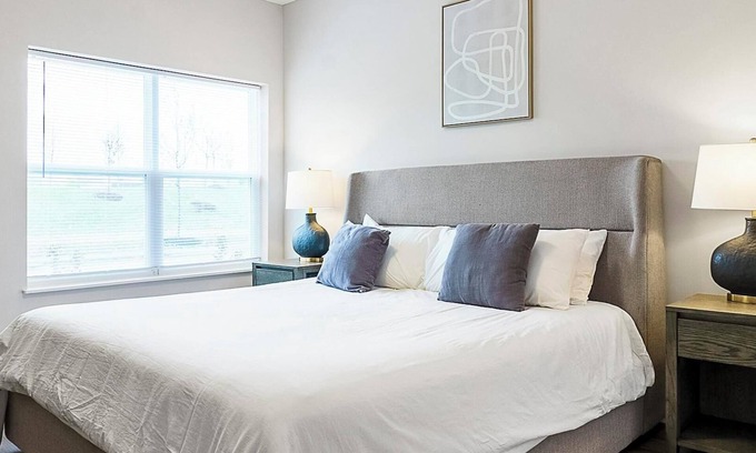 Cartersburg Apartment | Landing | Chic 2BD, Clubhouse, Gym