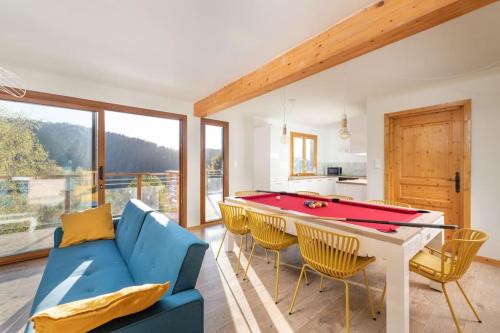 Le Grand Valtin Ski Chalet | Le Cerf, chalet cocooning avec piscine et billard