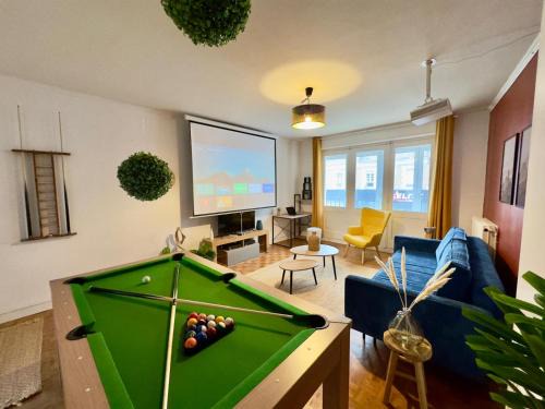 Saint-Acheul Apartment | Le Ciné-Billard du Quai de la Gare-Parking-Balcon