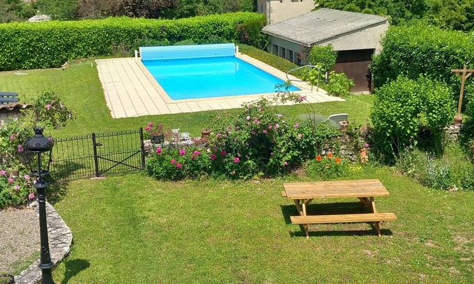 Saint-Vincent-Rive-d'Olt House | Le Clos du Prince, Country house with private pool and enclosed garden, ideal for families!