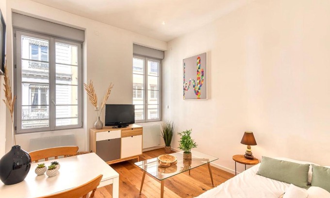 Jules Ferry - Recamier Apartment | Le Martini - Clim mobile - studio au Brotteaux Métro B