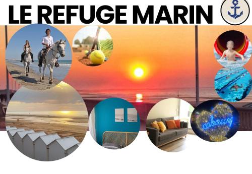 Cabourg Apartment | Le refuge Marin - Mer, Piscine, tennis & Loisirs à 2 pas