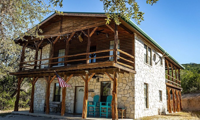 Leakey House | Leakey River Rental, relax in the peaceful hill country or cool off in the river