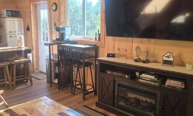 Littleport Cabin | Legacy landing outdoor adventures. Strawberry point Iowa hideaway! Pet friendly.