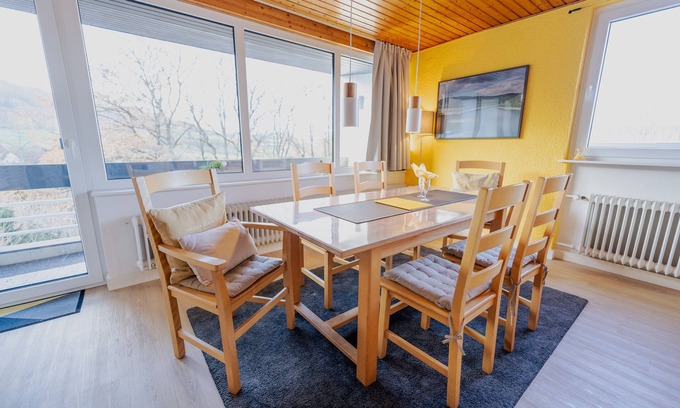 Hemfurth-Edersee Apartment | Light-flooded architect house in a quiet location FeWo "Yellow"