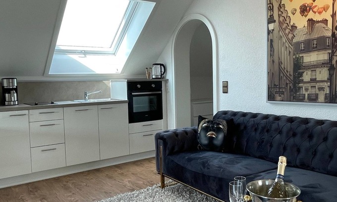 Bad Sassendorf Apartment | Light-flooded vacation apartment (60 sqm) for two people with south-facing balcony