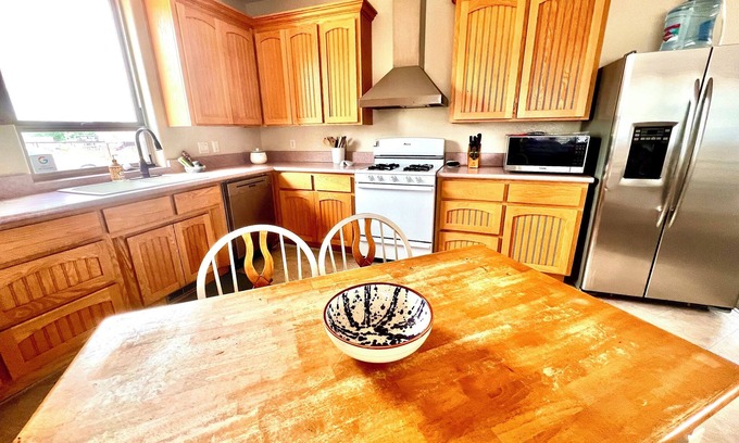 Hollister House | Lightstruck Ranch Home on Quiet Equine Property with Western Views, Large Patio