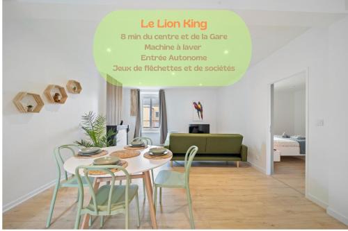 Chalon-sur-Saone Apartment | Lion King Appart 65 m2 tout inclus, rénové, Calme, parking facile