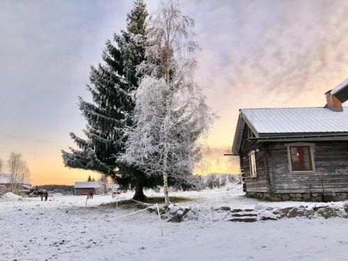Hassela House | Log Cabin from 1820s with wood-heated sauna