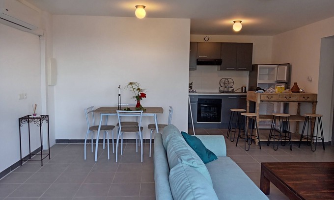 Furiani Apartment | Loue Grand F3 climatisé Haute Corse, 2 grandes chambres