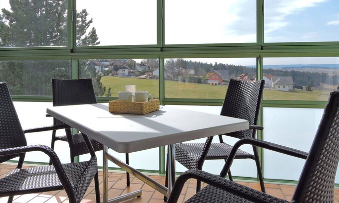 Loffingen Apartment | Lovely apartment for 4 people with pool, WIFI, TV, balcony, panoramic view and parking