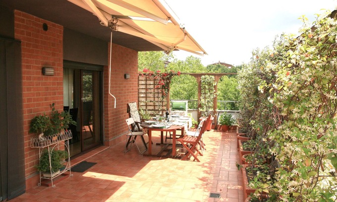 Aurelio Apartment | Lovely penthouse, well connected to the center of Rome, for 4 people