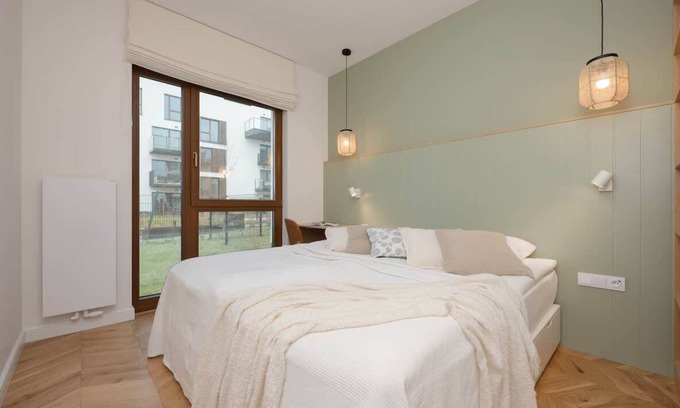 Wilanow Apartment | LUX Pastel Oasis Family Apartment with Parking & Gym by Renters Prestige