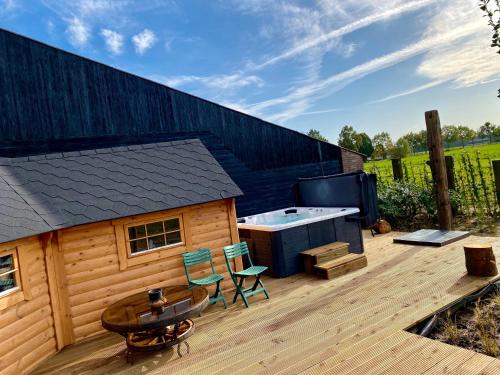 Eersel Ski Chalet | Luxe Finse Kota van de Zandhoef