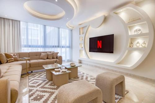 Nasr City Apartment | Luxurious 3 Bedroom in Katameya - 114