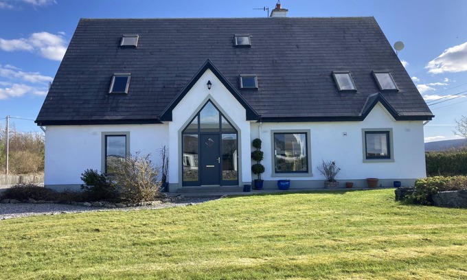 Burren House | Luxurious 3250sq Ft Home Overlooking Galway Bay & the Burren with WiFi