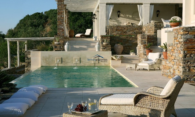 Kea Villa | Luxurious 700sq meters Villa with a swimming pool and a stunning sea view.