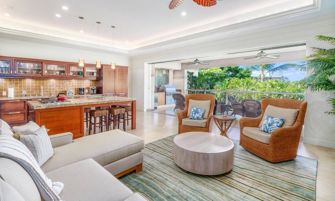 Wailea Villa | Luxurious Ho'olei 12-2, Lush View, Close to Pool, Sleeps 8 in beds, Central AC!