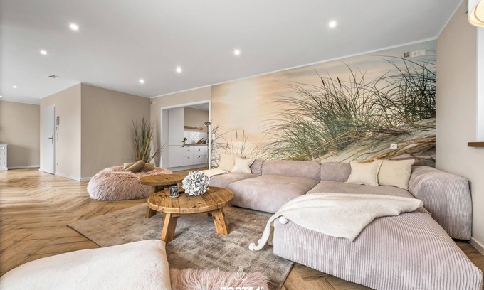 Busumer Deichhausen Apartment | Luxurious time out in the Seeluft Lounge - your North Sea dream