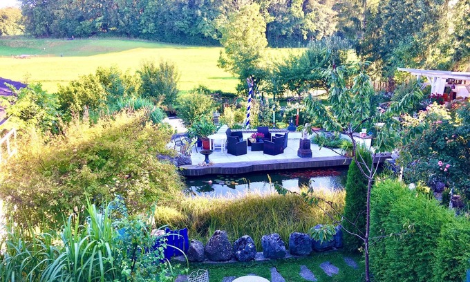 Poecking Apartment | Luxury apartment with balcony, garden use, 3-room, 4 people, Lake Starnberg