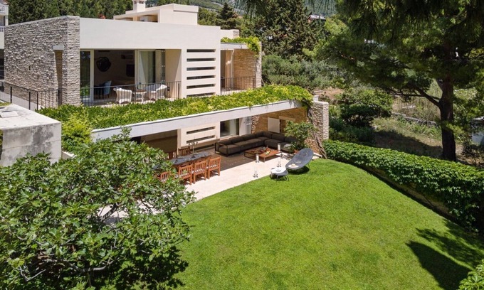 Bol Villa | Luxury Beachfront Villa Castello Bol with private pool at the promenade Zlatni Rat at the beach in Bol - Brac