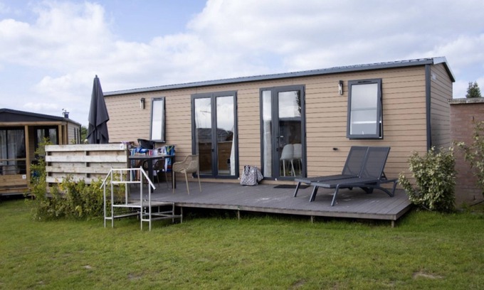 Westerland Ski Chalet | luxury chalet on a cosy campsite near the sea