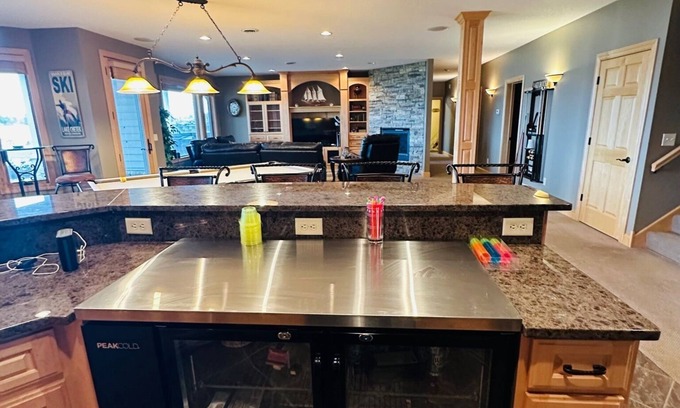 Chetek House | Luxury Lakefront Mansion, EASY access, with Pontoon, Jet Ski and UTV Rentals!