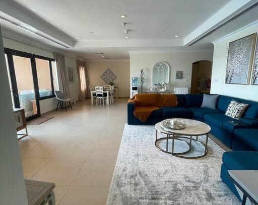 Doha Apartment | Luxury Porto Arabia Suite 2BD~2.5BA with balcony