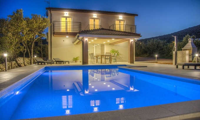 Marina House | Luxury villa with heated pool, Marina-Trogir