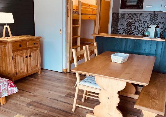 Orcieres-Merlette Apartment | Magnifique studio 4 pers avec balcon vue montagne