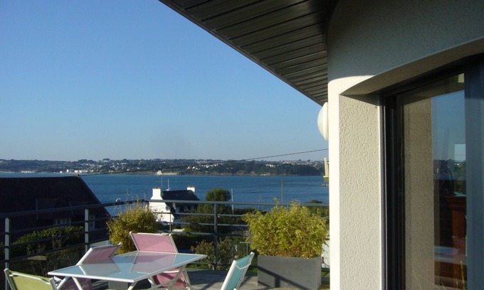 Plougastel-Daoulas House | maison kermajo vue rade de Brest a Plougastel pour 6 pers