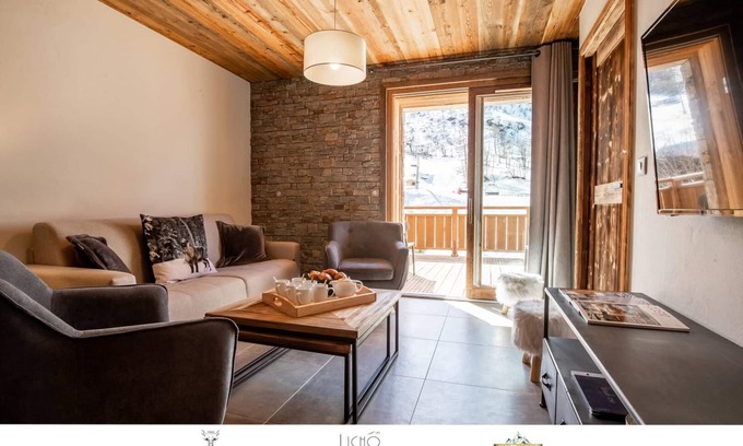 Bonneval-sur-Arc Apartment | Marmotte 4 - New apartment in front of the chairlift
