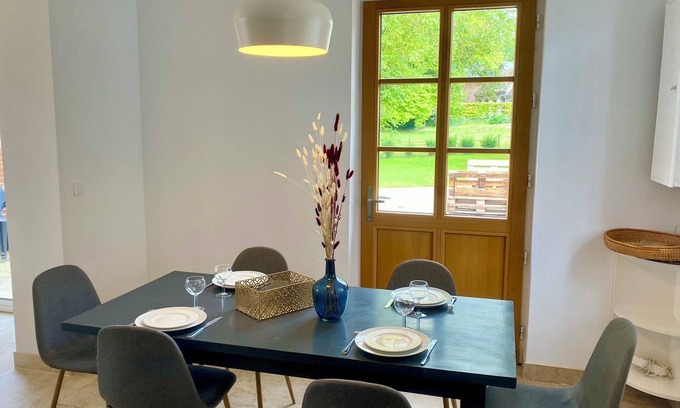 Suzanne House | Marsh house Large garden terrace Pets welcome