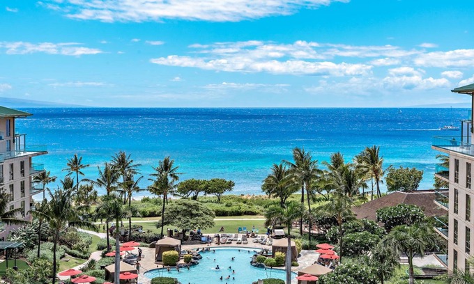 Honokowai Condo | Maui Resort Rentals: Honua Kai – 4 Total Bedrooms, 7th Floor Stunning Deluxe Ocean and West Maui Mountain Views!