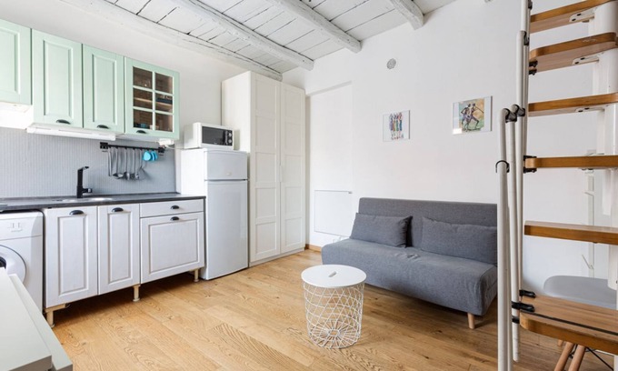 Porta Volta Apartment | Mezzanine studio apartment near Gae Aulenti!