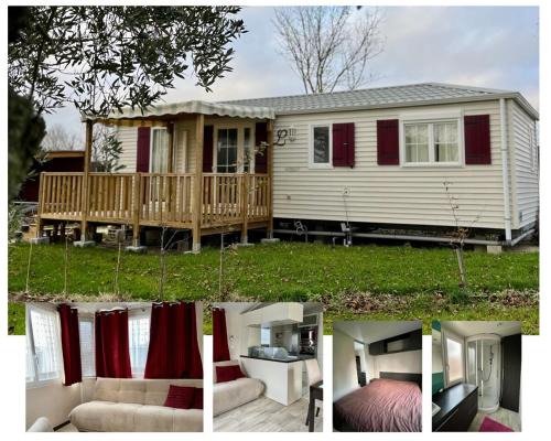 Semussac Ski Chalet | Mobil home climatisé Louisiana 4 pers