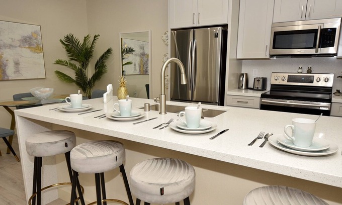 Spring Valley Condo | Modern 1 Bedroom Unit at 1st Floor Gated Community