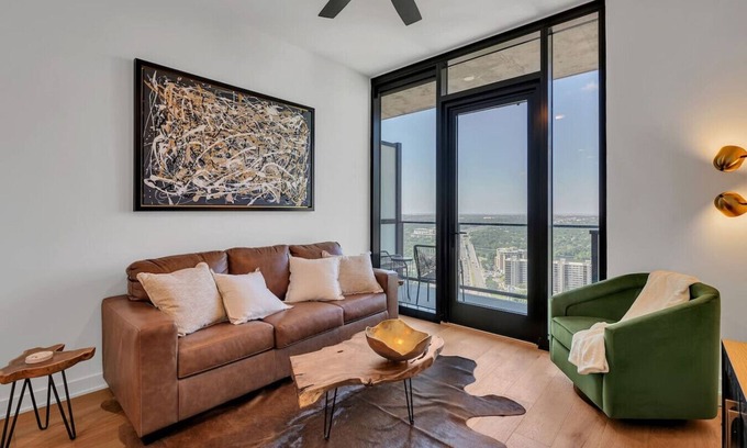 Waller Creek District Apartment | Modern 1-Bedroom with City Views