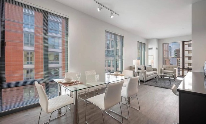 Shawmut Apartment | Modern 2BR | Kitchen | Upscale Amenities | South End | GLS