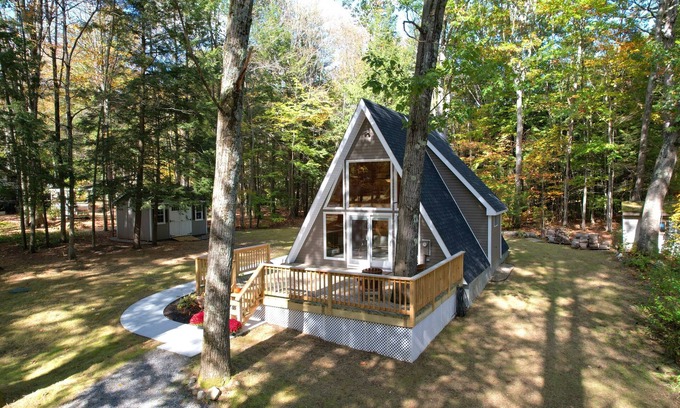 Galway Cabin | Modern A-Frame Nestled in the Pines – Near Galway Lake & Saratoga