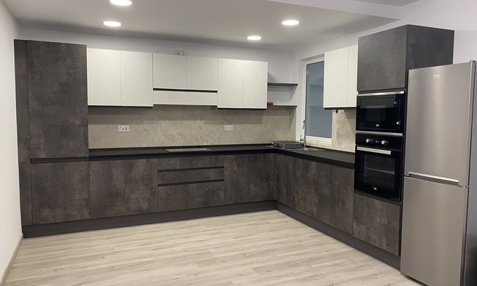 Luqa Apartment | Modern Apartment with Large Outdoor Area Sleeps 7 Close to Malta Airport