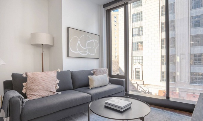 Bay Village Apartment | Modern Back Bay 1br w/w/d & gym, nr Boston Common, by Blueground