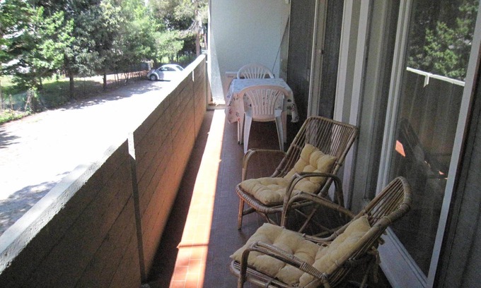 Grado Pineta Apartment | Modern flat with balcony and lift at Grado Pineta