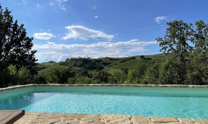 Strevi Apartment | MODERN LOFT IN THE MIDDLE OF THE VINEYARD WITH AMAZING SALT WATER POOL