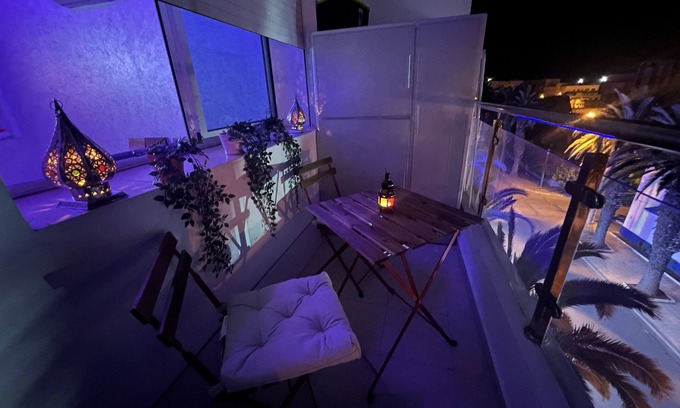 Mohammedia Apartment | Modern Moroccan Style 1 Bedroom Apt - PS4 -WiFi.